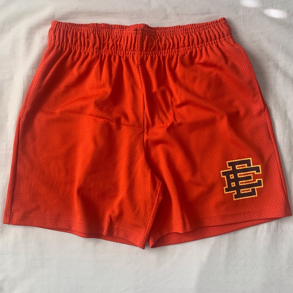 Eric Emanuel Orange Mesh Shorts
